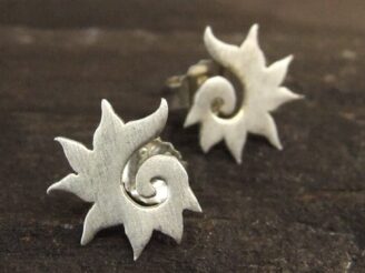 Ohrstecker Amonit 925 Sterling Silber